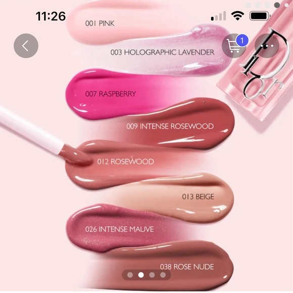 Dior Addict Lip Maximizer Plumping Gloss “Rose Nude Intense” 038 - Picture 3 of 5